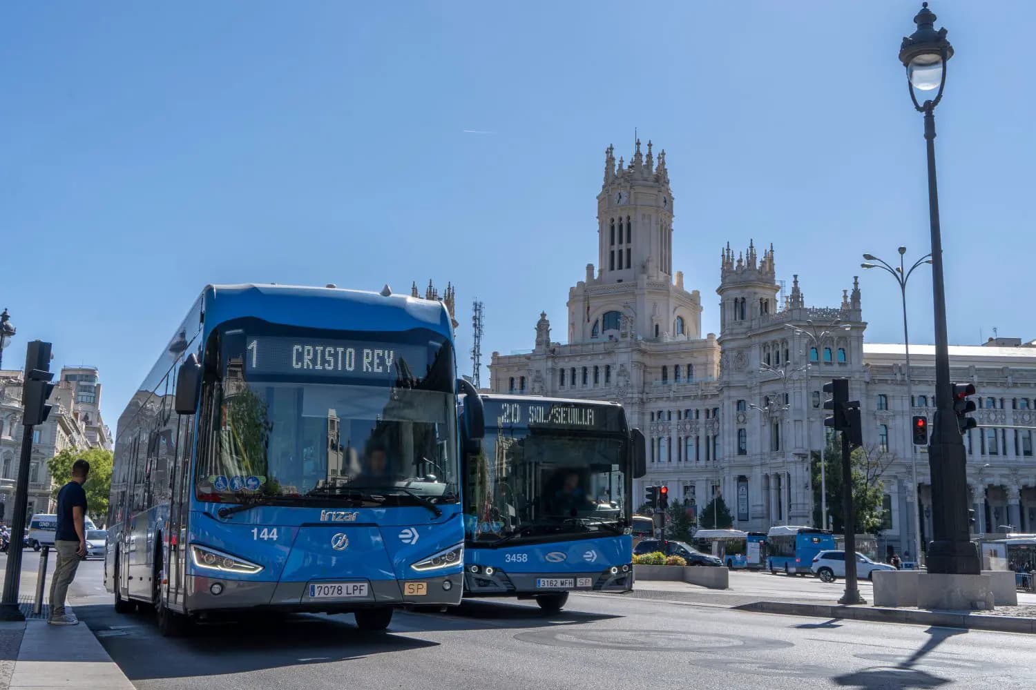 EMT Madrid предоставляет информацию о местоположении своих автобусов в реальном времени в Google Maps
