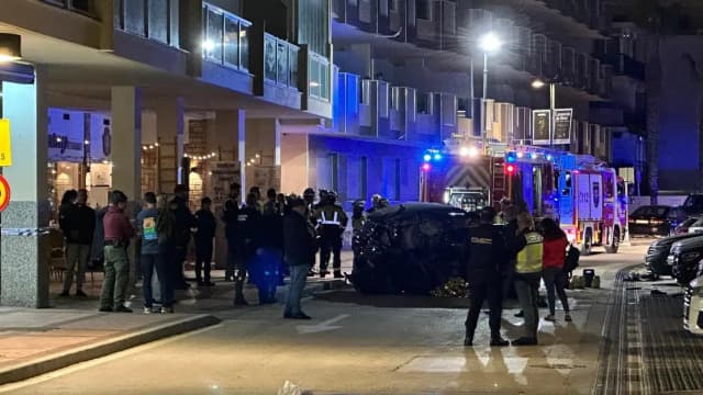 Страшная авария на набережной Фуэнхиролы