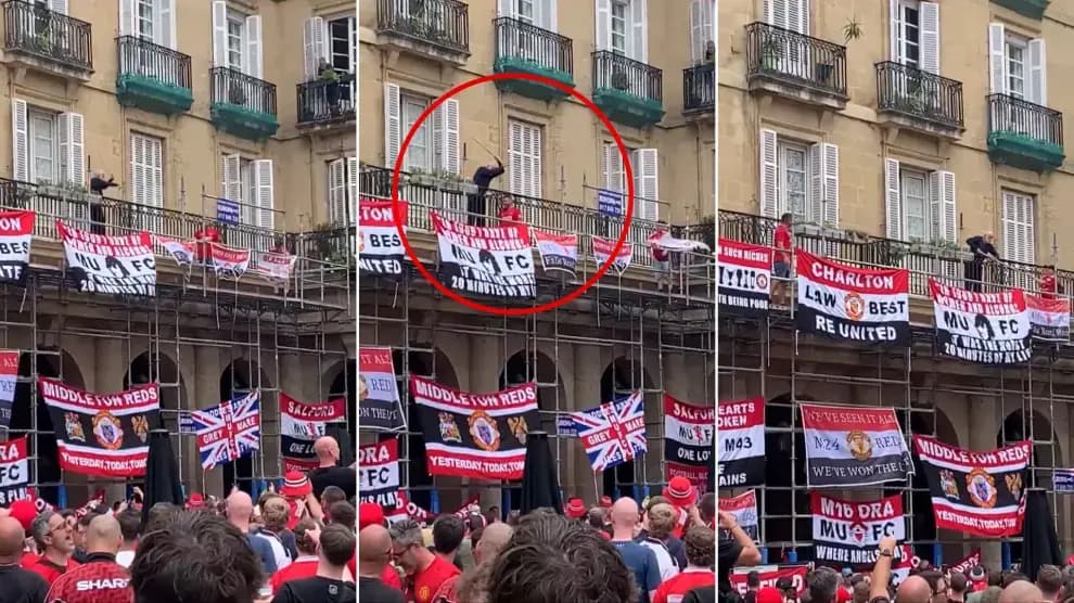 Неожиданный герой финала ЛЕ: пенсионер остановил фанатов «Манчестер Юнайтед»