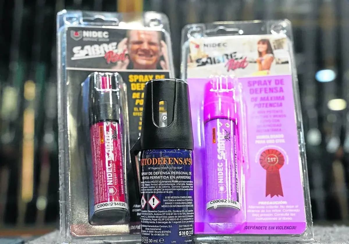 Перцовые баллончики для самообороны "разлетаются" в оружейных магазинах Страны Басков