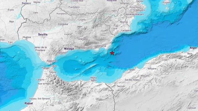 Землетрясение магнитудой 5,5 зарегистрировано у побережья Альмерии