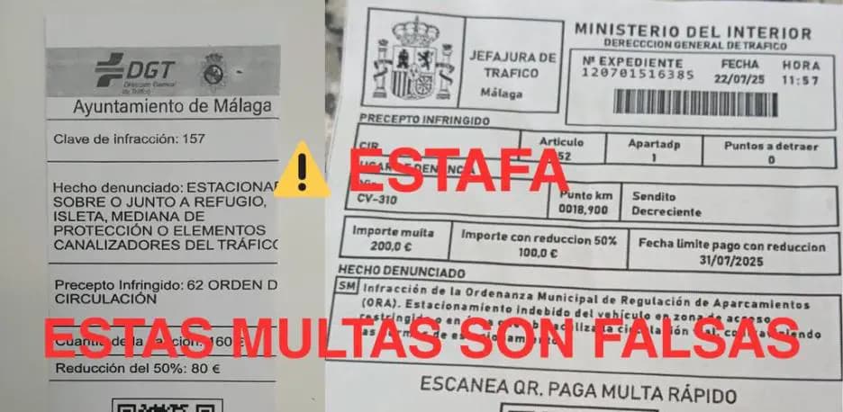 Официальное предупреждение от властей: новые фальшивые штрафы в Испании