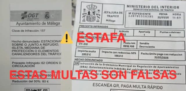 Официальное предупреждение от властей: новые фальшивые штрафы в Испании