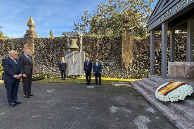 Федеральный президент Германии принес в Гернике извинения жертвам нацистской бомбардировки 1937 года времен Гражданской войны