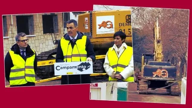 Пиар-снос: бульдозер Санчеса проработал ровно до конца фотосессии