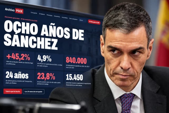 «Archivo PSOE»: таймер до выборов и архив скандалов с 2018 года